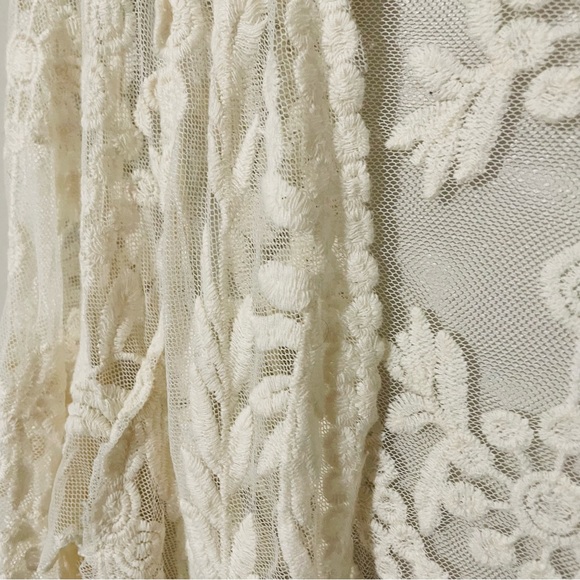 SHEIN Women’s Beach Lace open front Cover up cardigan kimono Small - Picture 8 of 8